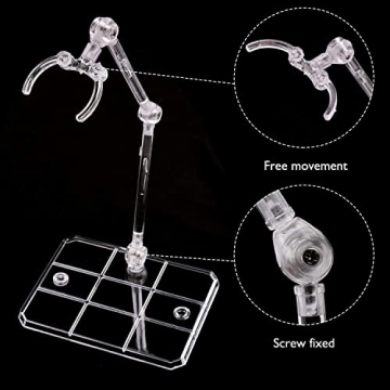 Migaven 10pcs Action Figure Display Stands for Collectors
