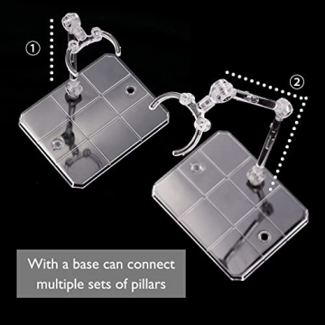 Migaven 10pcs Action Figure Display Stands for Collectors