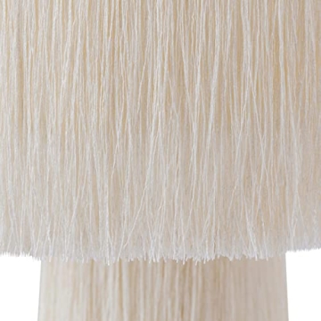 Elegant TOV Furniture Atolla Cream Tassel Table Lamp