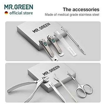 MR.GREEN 8 in 1 Professional Manicure Set with PU Case