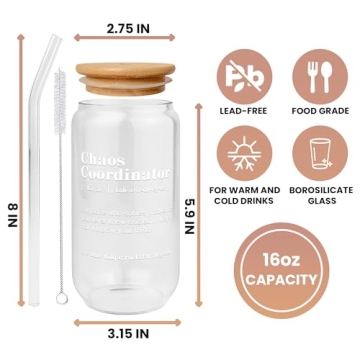 16 Oz Can Glass - Ideal Birthday Gift