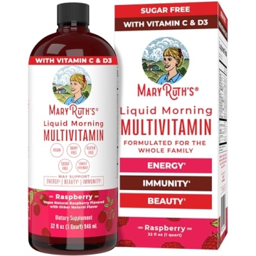 MaryRuth Liquid Multivitamin Vegan Sugar-Free Non-GMO