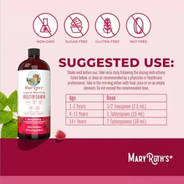 MaryRuth Liquid Multivitamin Vegan Sugar-Free Non-GMO