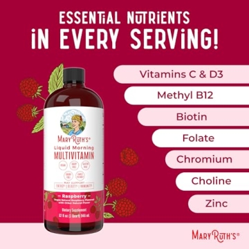 MaryRuth Liquid Multivitamin Vegan Sugar-Free Non-GMO