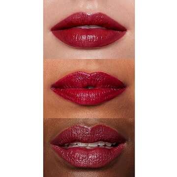 e.l.f. O Face Satin Lipstick, Richly Pigmented, Nourishing & Long-Lasting Creamy Lipstick, Infused With Jojoba, Vegan & Cruelty-Free, Own It