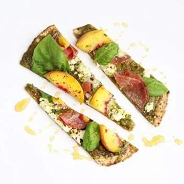 Angelic Bakehouse Flatzza Buddy Pack - 10 Ounce - Sprouted 7-Grain Flatbread Pizza Crust - Vegan, Kosher and Non-GMO (5 Crusts)