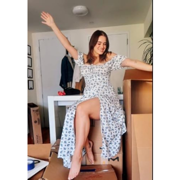 Elegant Puff Sleeve Floral Maxi Dress for Every Occasion