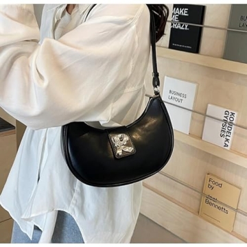 Y2K Purse Shoulder Bag - Trendy Vegan Handbag 2024