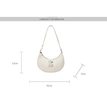 Y2K Purse Shoulder Bag - Trendy Vegan Handbag 2024