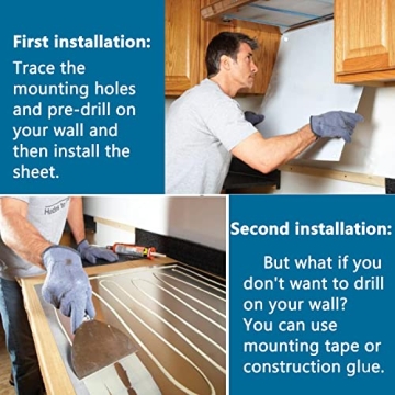 24" x 30" Stainless Steel Backsplash for Kitchen