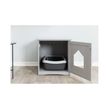 TRIXIE Cat Litter Box Enclosure - Stylish & Functional