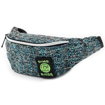 Dime Bags Hemp Waist Pack - Small Hipster Fanny Pack with Adjustable Strap