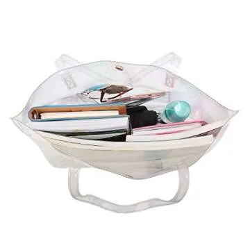 Nodykka Women Tote Bags Top Handle Satchel Handbags PU Faux Leather Tassel Shoulder Purse