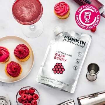 Funkin Raspberry Puree - Natural Mixer for Drinks
