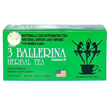 3 Ballerina Tea Drink Extra Strength All Natural Herbal Tea