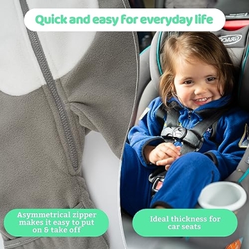 Fleece Baby Bunting Bodysuit for Infants and Toddlers