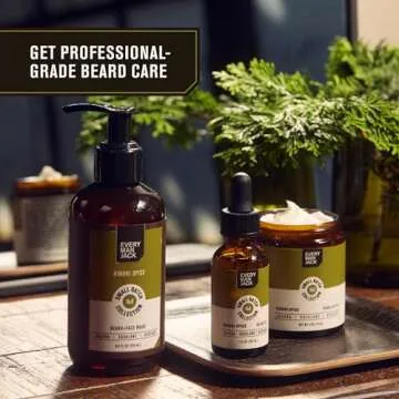 Every Man Jack Small Batch Beard Set - Hinoki Spice - Grooming Essentials