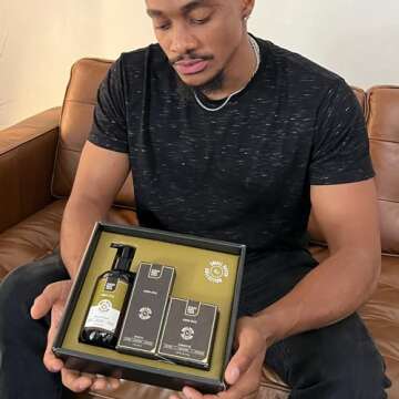 Every Man Jack Small Batch Beard Set - Hinoki Spice - Grooming Essentials