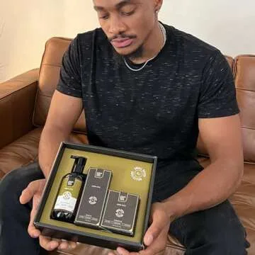 Every Man Jack Small Batch Beard Set - Hinoki Spice - Grooming Essentials