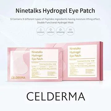 CELDERMA Season9 Ninetalks Hydrogel Eye Patch [4 pairs] Anti-aging, Firming, Cooling Undereye Mask