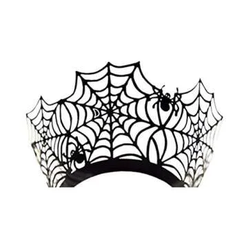 Halloween Cupcake Wrappers 36 Pcs Spider Web Design