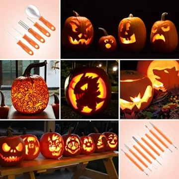 Professional 13PCS Pumpkin Carving Kit for Halloween
