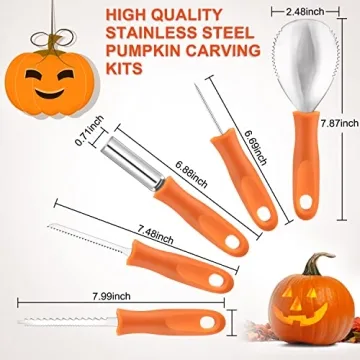 Professional 13PCS Pumpkin Carving Kit for Halloween