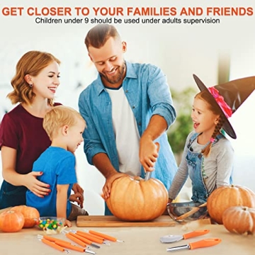 Professional 13PCS Pumpkin Carving Kit for Halloween