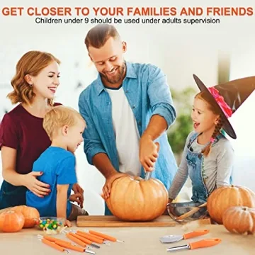Professional 13PCS Pumpkin Carving Kit for Halloween