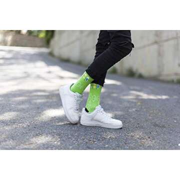 socks n socks-Men's 5-pair Luxury Cotton Science Funny Cool Socks Gift Box