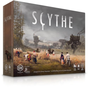 Stonemaier Games: Scythe (Base Game) - Engine-Building Strategy for Adults & Family