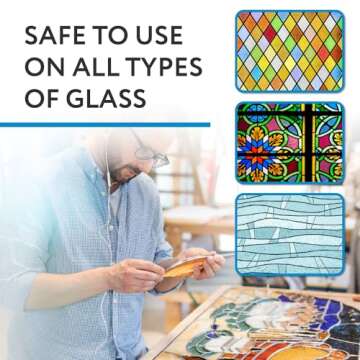 IMPRESA 8oz Liquid Zinc Flux for Stained Glass, Soldering Work, Glass Repair and more - Easy Clean U...