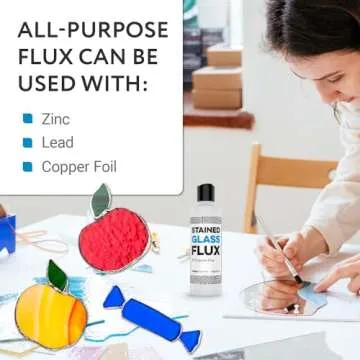 Buy IMPRESA 8oz Liquid Zinc Flux for Stained Glass Crafting