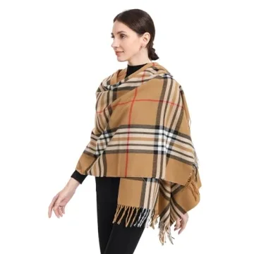 Unisex Winter Cashmere Feel Shawl Wrap for All
