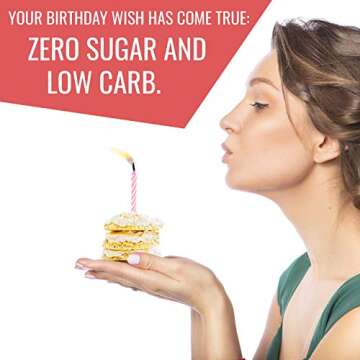 Kalifornia Keto Birthday Cake Cookie Mix – Low Carb, Keto-friendly, and Sugar Free, 6.7 oz pack (1...