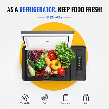 BougeRV 12V Portable Refrigerator for Camping and Travel