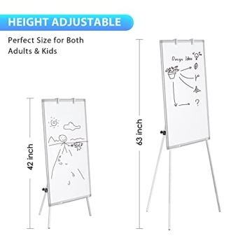 Magnetic Portable Dry Erase Easel Whiteboard 36 x 24