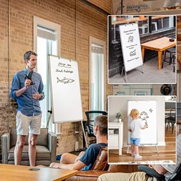 Magnetic Portable Dry Erase Easel Whiteboard 36 x 24