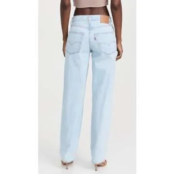 Levi's Women's Baggy Dad Jeans in Love is Love Blue