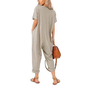 Stylish Aoysky Women's Oversize Jumpsuit for Comfort