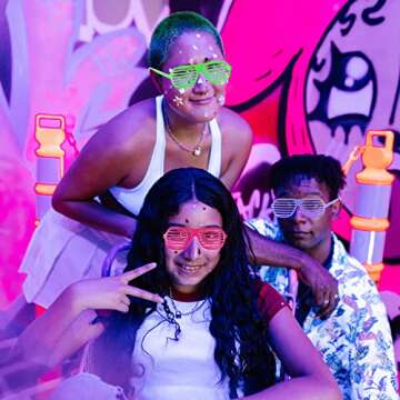 Super Z Outlet 12 Pairs of Plastic Shutter Glasses Shades Sunglasses Eyewear Party Props Assorted Colors