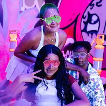 Super Z Outlet 12 Pairs of Plastic Shutter Glasses Shades Sunglasses Eyewear Party Props Assorted Colors