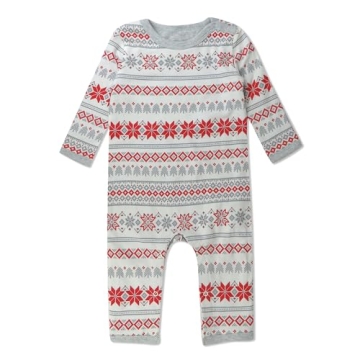 HonestBaby Organic Cotton Holiday Outfit Sets for Baby & Toddler Boys - Unisex & Reversible