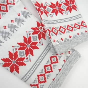 HonestBaby Organic Cotton Reversible Holiday Outfit Sets