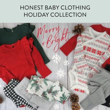 HonestBaby Organic Cotton Reversible Holiday Outfit Sets