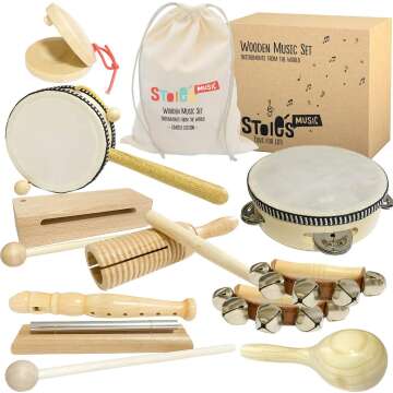 Wooden Music Set for Kids - Montessori Percussion Toys