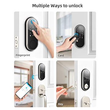 Smart Lock with Deadbolt - Keyless Entry & Alexa Compatible