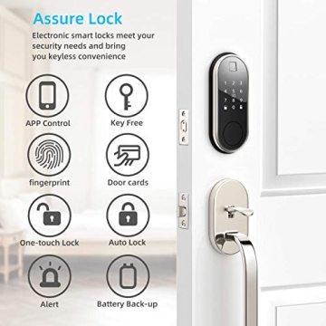 Smart Lock with Deadbolt - Keyless Entry & Alexa Compatible