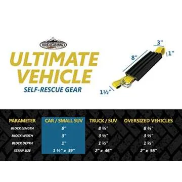 TRACGRABBER Tire Traction Device, Set of 2, USA Made