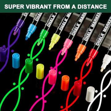SILENART Liquid Chalk Markers 8 Colors for All Occasions